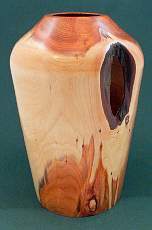 Wood art by Chris Rymer of Inside Out Wood Art made from - Yew