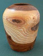Wood art by Chris Rymer of Inside Out Wood Art made from - Laburnum