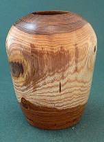 Wood art by Chris Rymer of Inside Out Wood Art made from - Laburnum