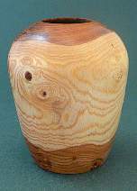 Wood art by Chris Rymer of Inside Out Wood Art made from - Laburnum
