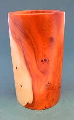 Wood art by Chris Rymer of Inside Out Wood Art made from - 
      Yew