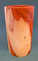 Wood art by Chris Rymer of Inside Out Wood Art made from - Yew