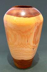Wood art by Chris Rymer of Inside Out Wood Art made from - Laburnum