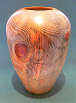 Wood art by Chris Rymer of Inside Out Wood Art made from - 
      Pine