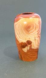 Wood art by Chris Rymer of Inside Out Wood Art made from - 
      Laburnum