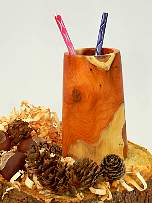 Wood art by Chris Rymer of Inside Out Wood Art made from - Yew
