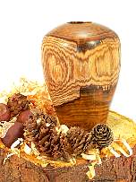 Wood art by Chris Rymer of Inside Out Wood Art made from - Laburnum