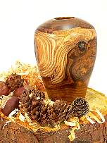 Wood art by Chris Rymer of Inside Out Wood Art made from - Laburnum