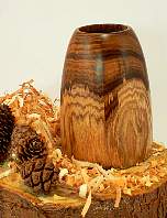 Wood art by Chris Rymer of Inside Out Wood Art made from - Laburnum