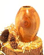 Wood art by Chris Rymer of Inside Out Wood Art made from - Cherry