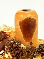 Wood art by Chris Rymer of Inside Out Wood Art made from - 
      Cedar of Lebanon