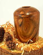 Wood art by Chris Rymer of Inside Out Wood Art made from - 
      Laburnum