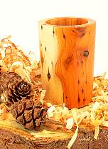 Wood art by Chris Rymer of Inside Out Wood Art made from - 
      Yew