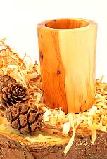 Wood art by Chris Rymer of Inside Out Wood Art made from - Yew