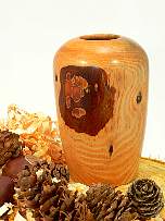 Wood art by Chris Rymer of Inside Out Wood Art made from - 
      Pine