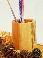 Wood art by Chris Rymer of Inside Out Wood Art made from - Yew