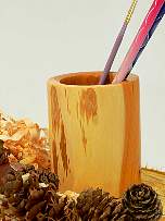 Wood art by Chris Rymer of Inside Out Wood Art made from - Yew