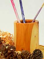 Wood art by Chris Rymer of Inside Out Wood Art made from - Yew