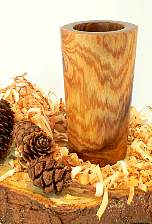 Wood art by Chris Rymer of Inside Out Wood Art made from - Laburnum