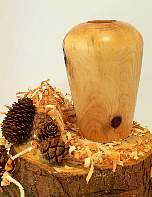 Wood art by Chris Rymer of Inside Out Wood Art made from - Monkey Puzzle