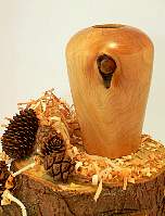 Wood art by Chris Rymer of Inside Out Wood Art made from - Monkey Puzzle