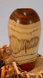 Wood art by Chris Rymer of Inside Out Wood Art made from - Laburnum