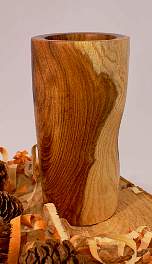 Wood art by Chris Rymer of Inside Out Wood Art made from - Laburnum