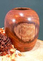 Wood art by Chris Rymer of Inside Out Wood Art made from - Laburnum