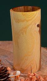 Wood art by Chris Rymer of Inside Out Wood Art made from - Laburnum