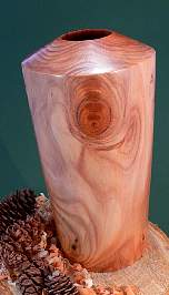 Wood art by Chris Rymer of Inside Out Wood Art made from - Yew