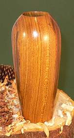 Wood art by Chris Rymer of Inside Out Wood Art made from - Laburnum