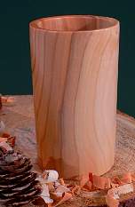 Wood art by Chris Rymer of Inside Out Wood Art made from - Yew