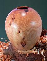 Wood art by Chris Rymer of Inside Out Wood Art made from - Cypress