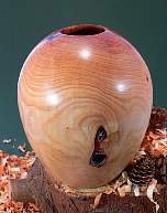 Wood art by Chris Rymer of Inside Out Wood Art made from - Cypress