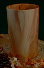 Wood art by Chris Rymer of Inside Out Wood Art made from - Yew