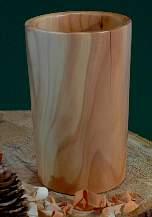 Wood art by Chris Rymer of Inside Out Wood Art made from - Yew
