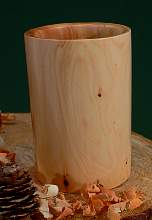 Wood art by Chris Rymer of Inside Out Wood Art made from - Yew