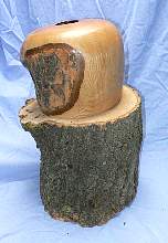 Wood art by Chris Rymer of Inside Out Wood Art made from - Ash
