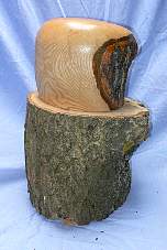 Wood art by Chris Rymer of Inside Out Wood Art made from - Ash