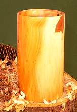 Wood art by Chris Rymer of Inside Out Wood Art made from - Yew