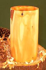 Wood art by Chris Rymer of Inside Out Wood Art made from - Yew