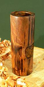 Wood art by Chris Rymer of Inside Out Wood Art made from - Laburnum
