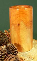 Wood art by Chris Rymer of Inside Out Wood Art made from - 
      Yew