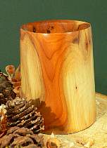 Wood art by Chris Rymer of Inside Out Wood Art made from - Yew