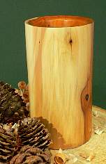 Wood art by Chris Rymer of Inside Out Wood Art made from - Yew