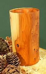 Wood art by Chris Rymer of Inside Out Wood Art made from - Yew