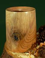 Wood art by Chris Rymer of Inside Out Wood Art made from - 
      Monkey Puzzle