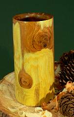 Wood Art by Chris Rymer of Inside Out Wood Art made from - 
      Laburnum