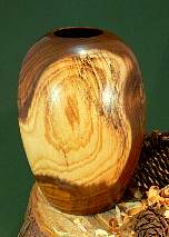 Wood art by Chris Rymer of Inside Out Wood Art made from - 
      Laburnum