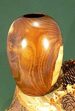 Wood art by Chris Rymer of Inside Out Wood Art made from - Laburnum